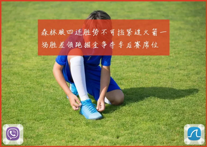 森林狼四连胜势不可挡紧追火箭一场胜差领跑掘金争夺季后赛席位